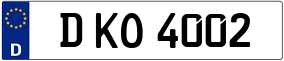 Truck License Plate